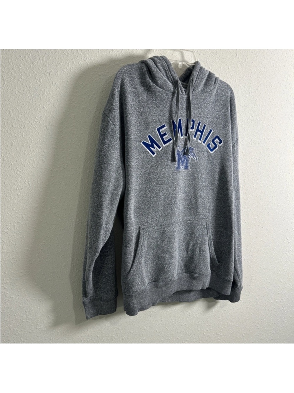 Champion Memphis Tigers Gray Hoodie Fleece Sweatshirt Men’s 2XL NCAA University - Picture 7 of 11